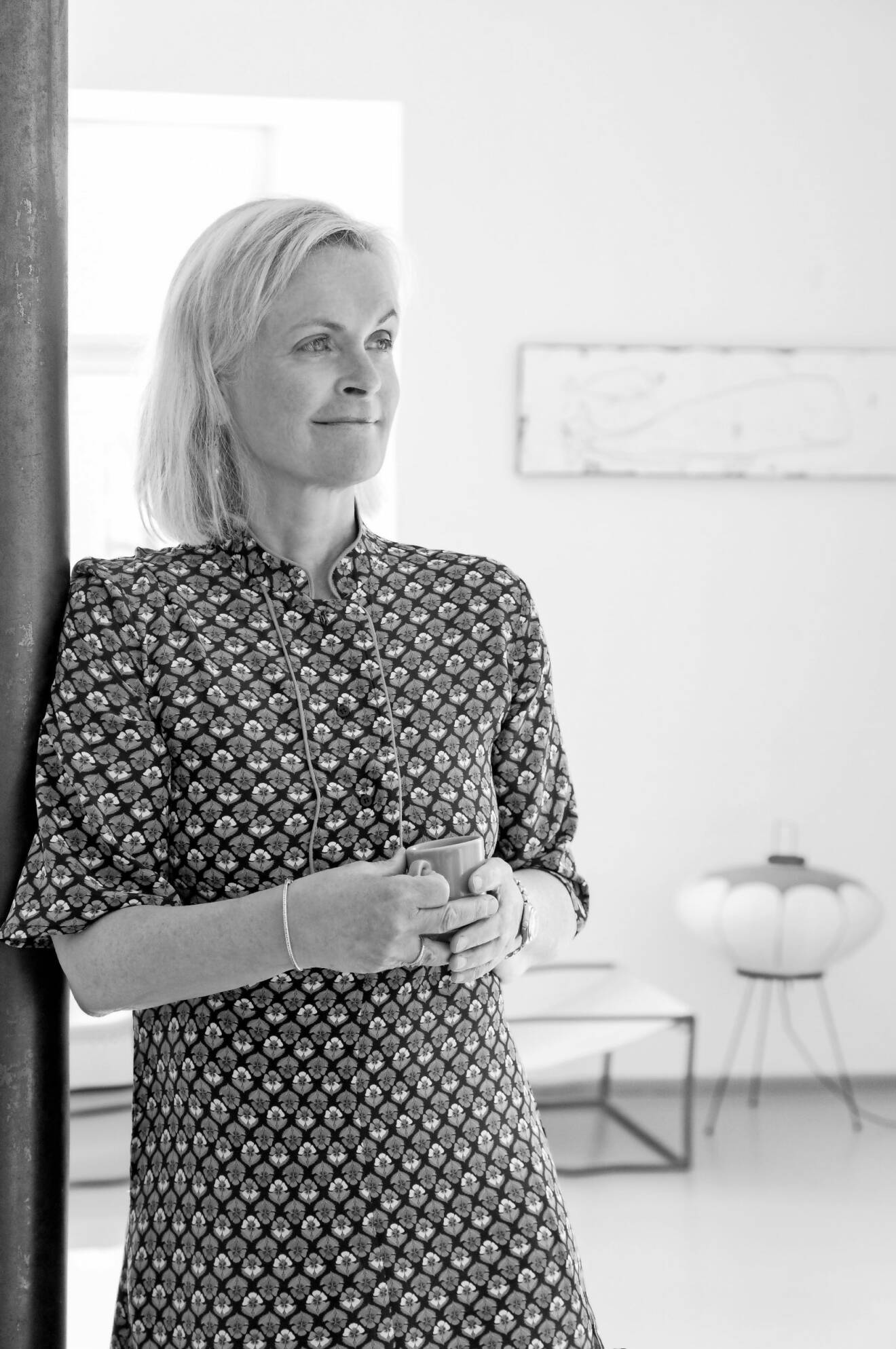 Hemma hos Mai Knauer pasteller och dansk design porträtt