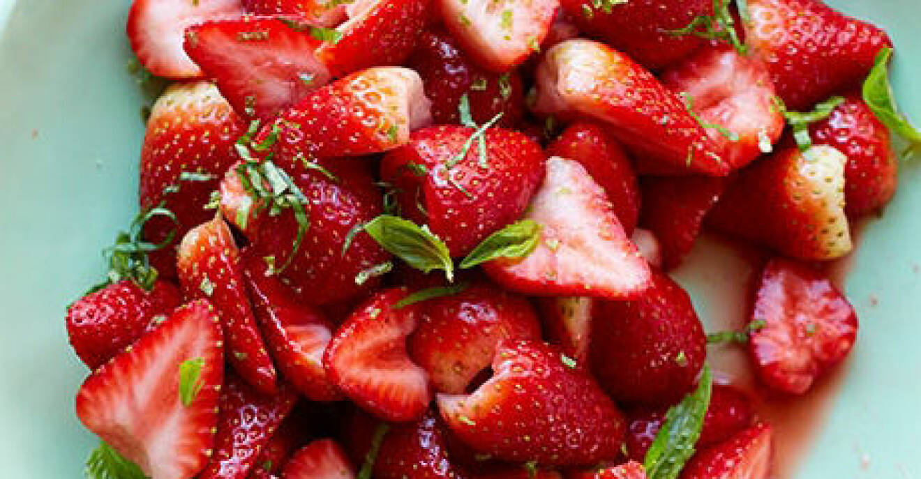 marinerade jordgubbar