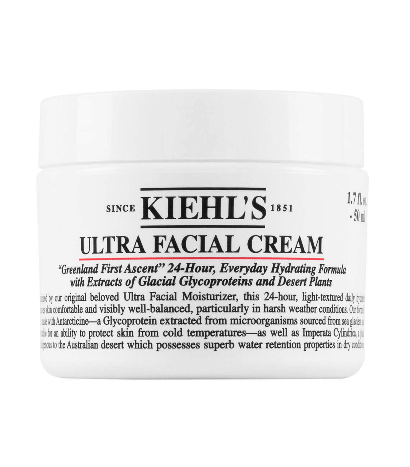 Kiehls ultra facial cream.
