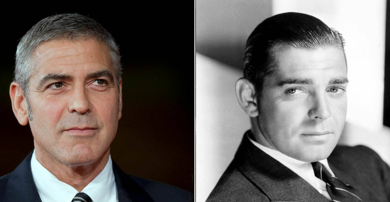 George Clooney och Clark Gable.