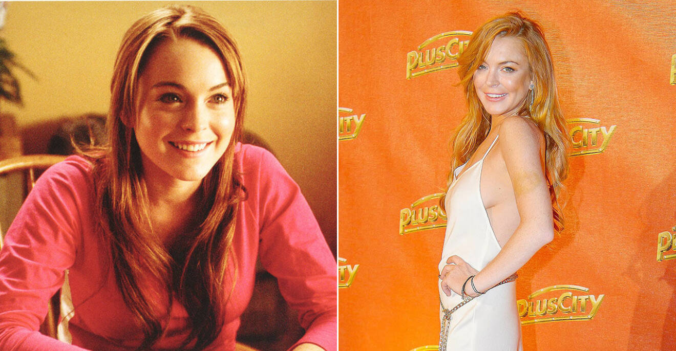 Lindsay Lohan i mean girls och på röda mattan