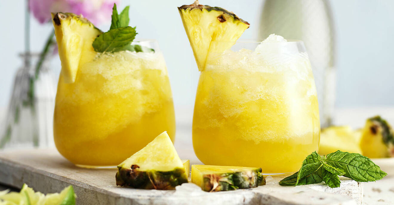 Recept på cocktailslush med ananas