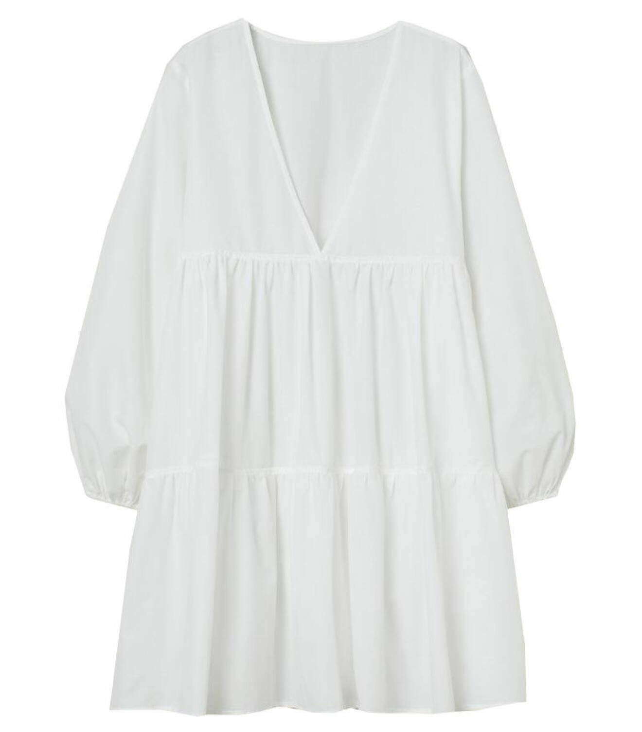 vit klänning hm