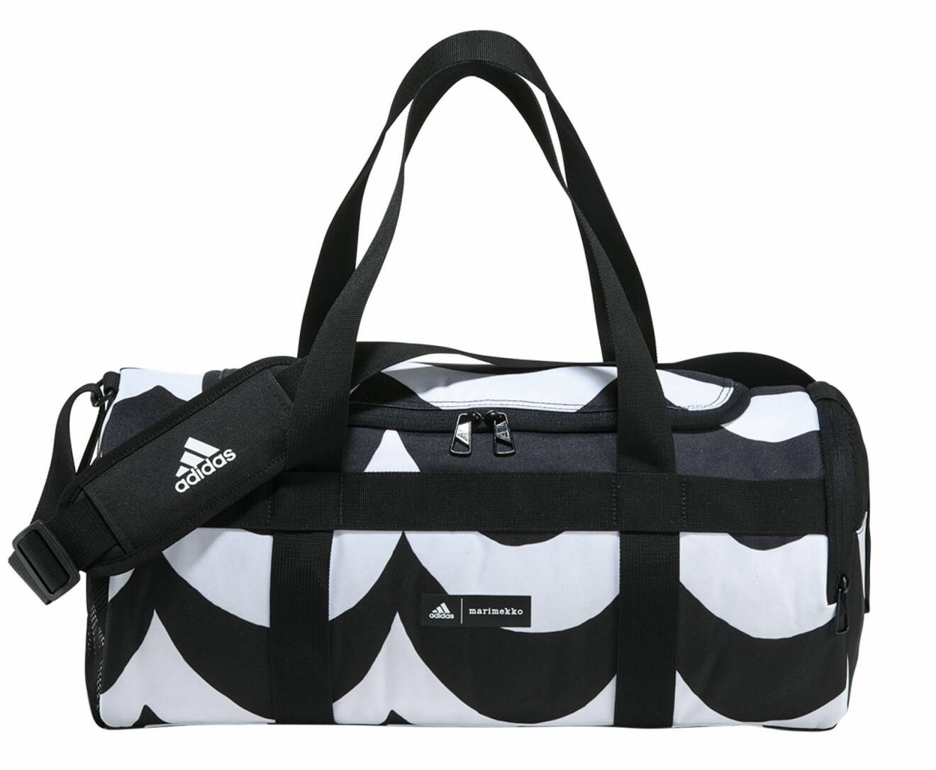 mönstrad weekend väska från marimekko x adidas