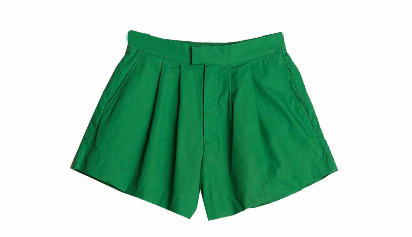 gröna shorts dam