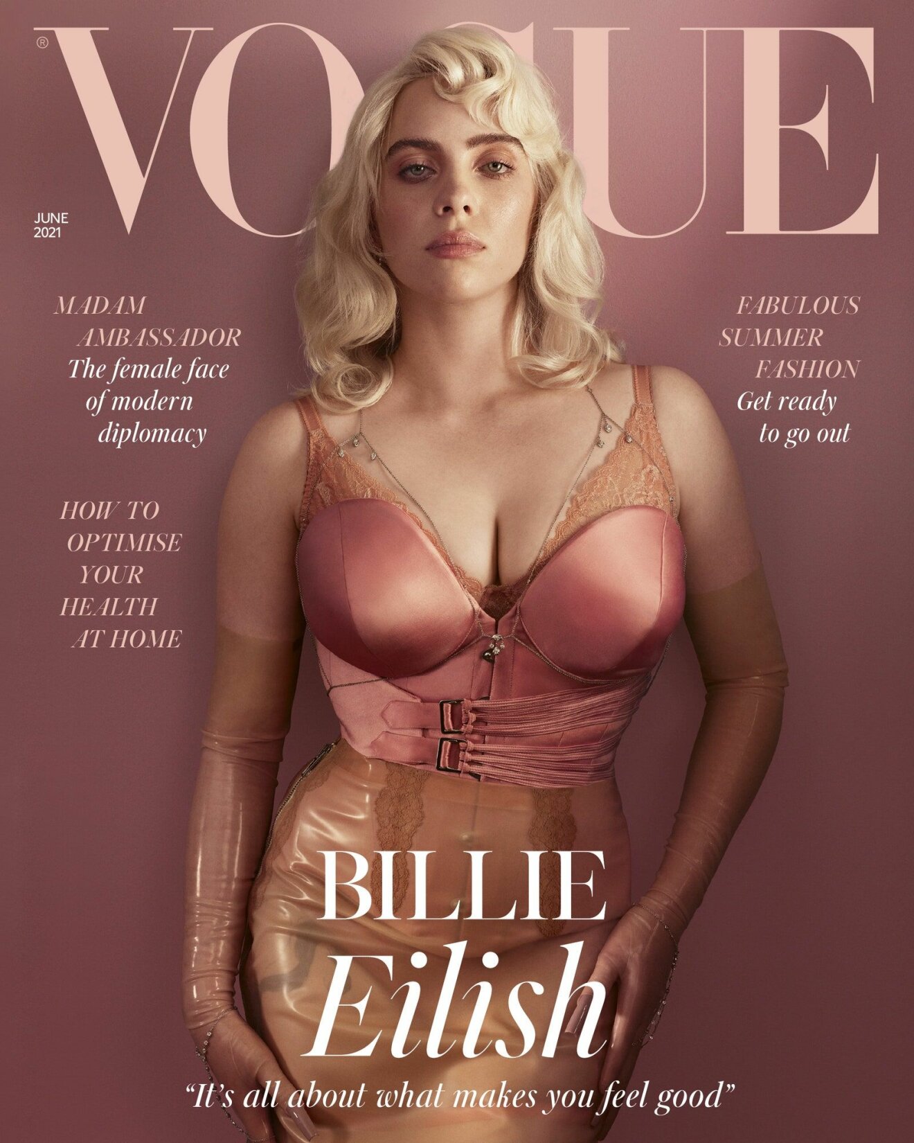 Billie Eilish på omslaget av Vogue