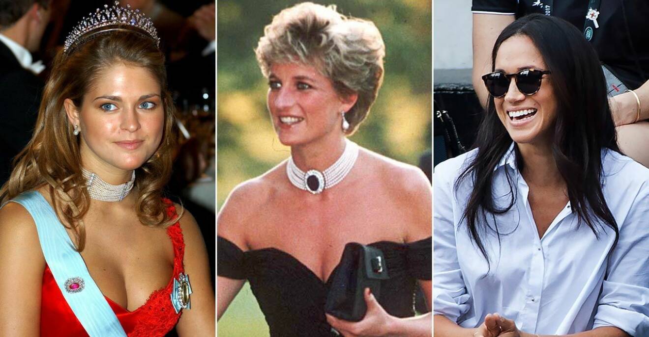 Prinsessan Madeleine, Diana och Meghan har alla tagit ut de kungliga modesvängarna