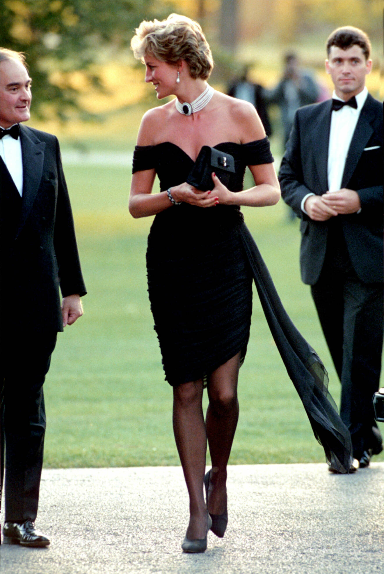 Diana i den berömda revanschklänningen