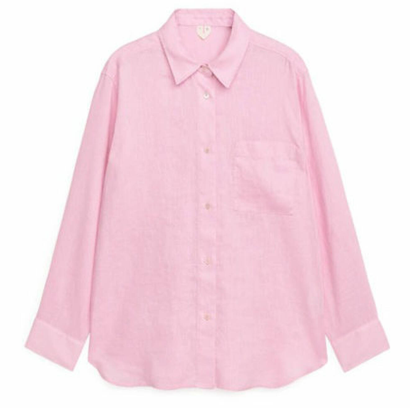 rosa linneskjorta