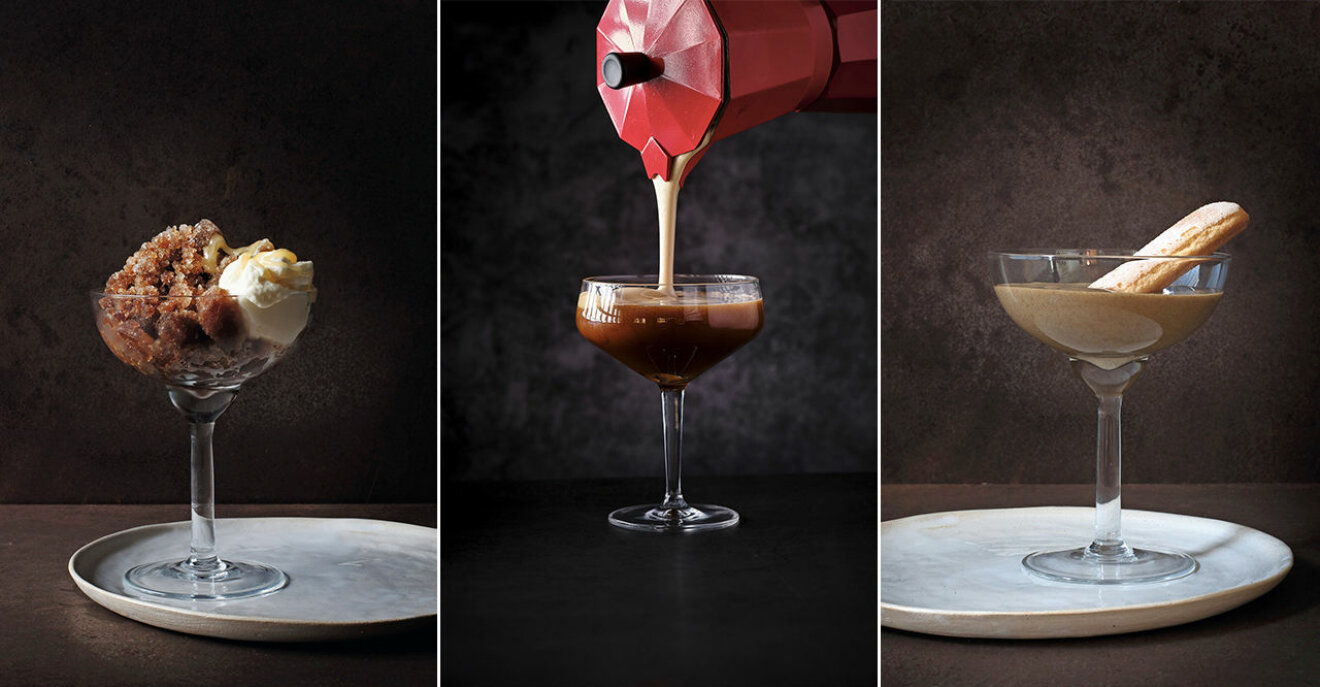 3 uppiggande kaffedrinkar – som extraknäcker om desserter