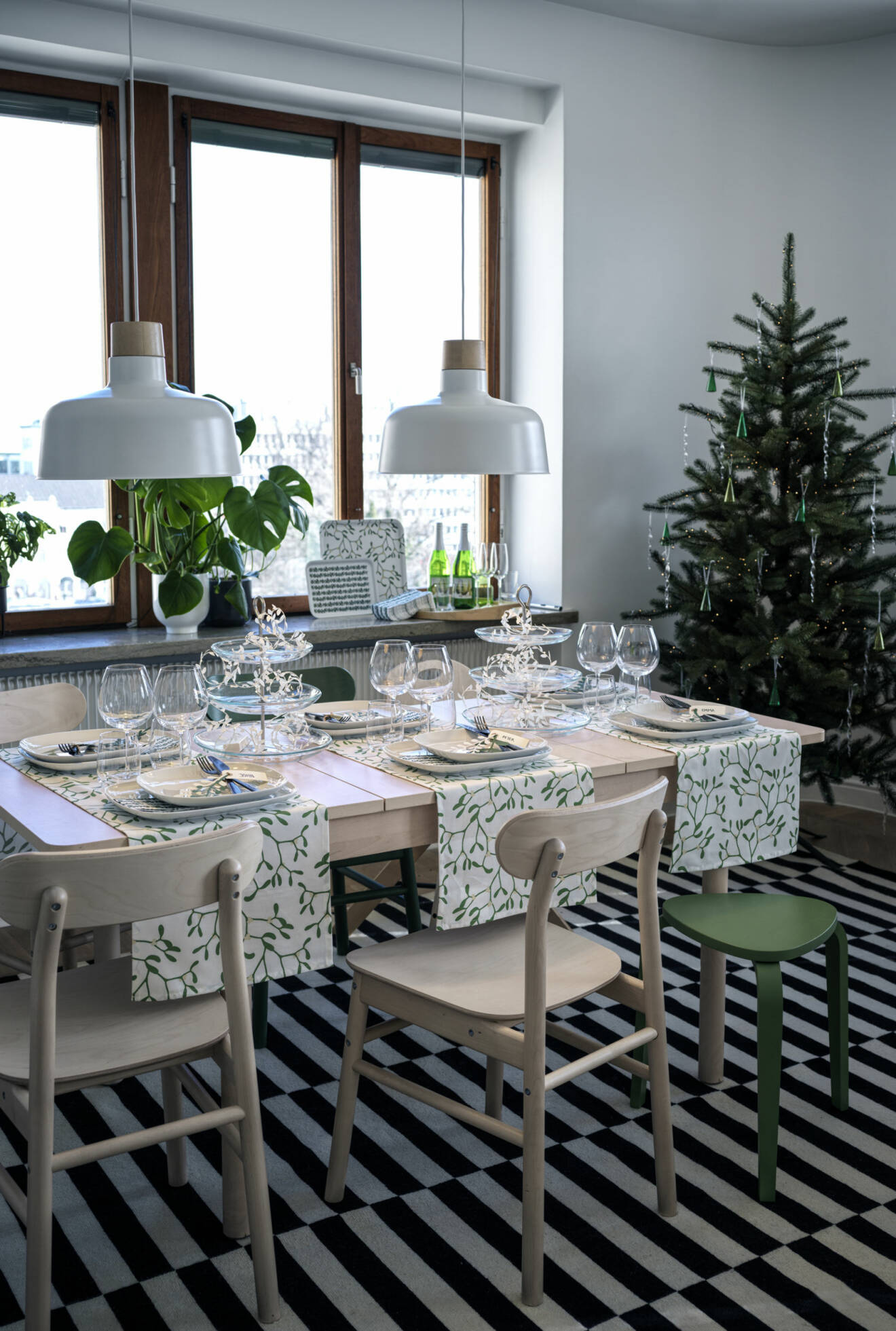 Julen på Ikea 2021, bordsdukning