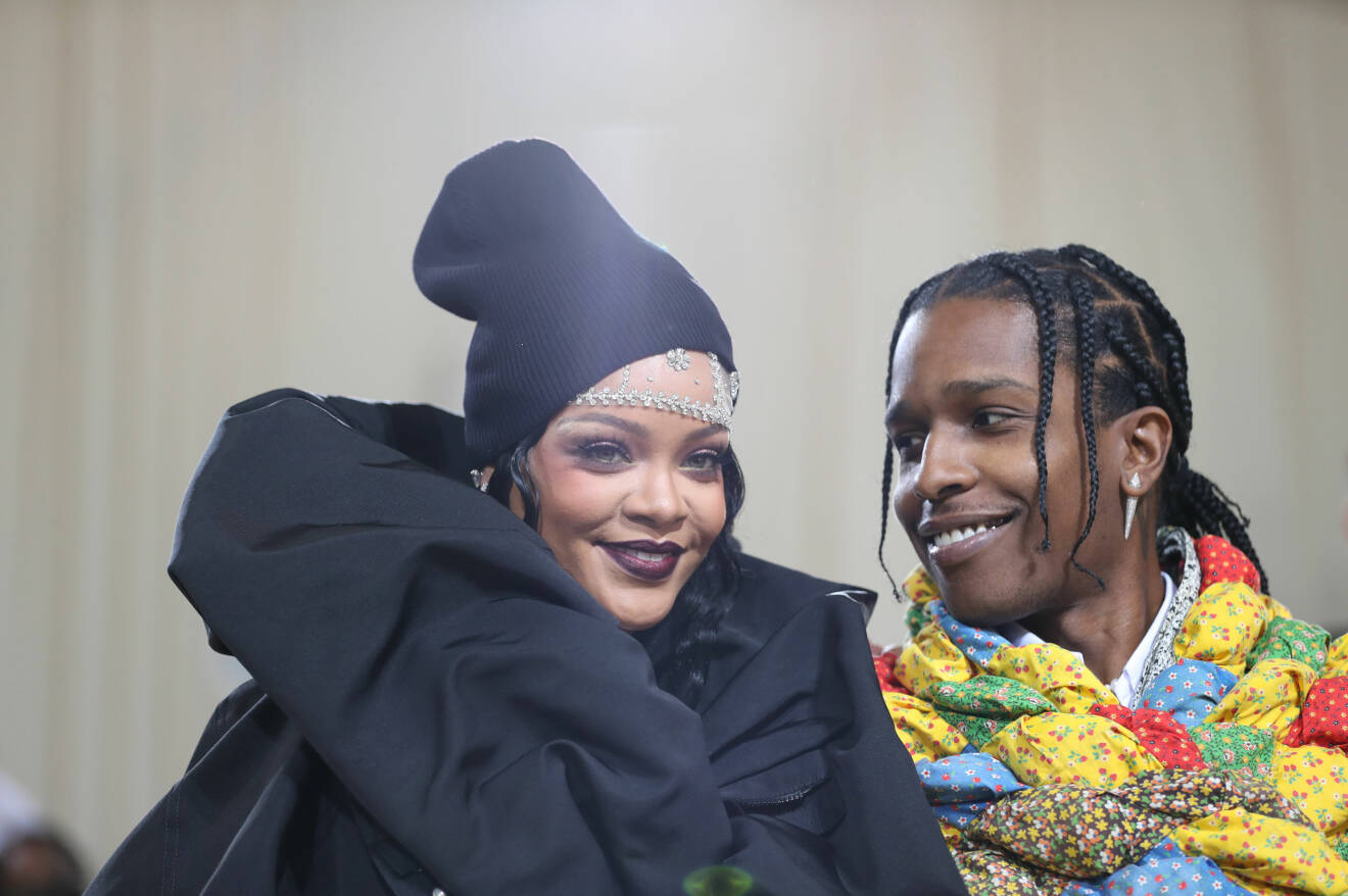Rihanna och ASAP Rocky på MET-galan 2021
