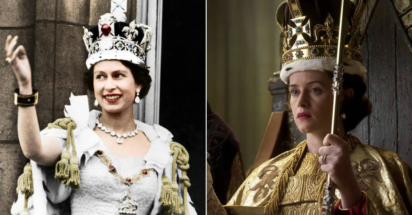 Drottning Elizabeths kröningsceremoni återspeglades i The Crown