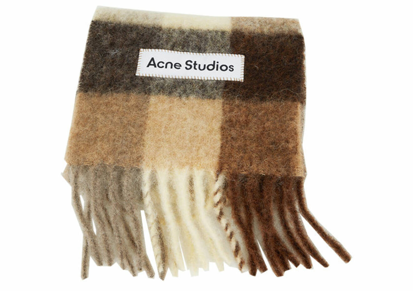 rutig lång halsduk från Acne studios hösten 2021