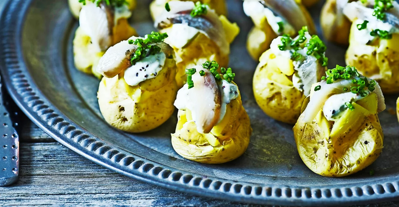Recept på små potatisar med limoncellosill