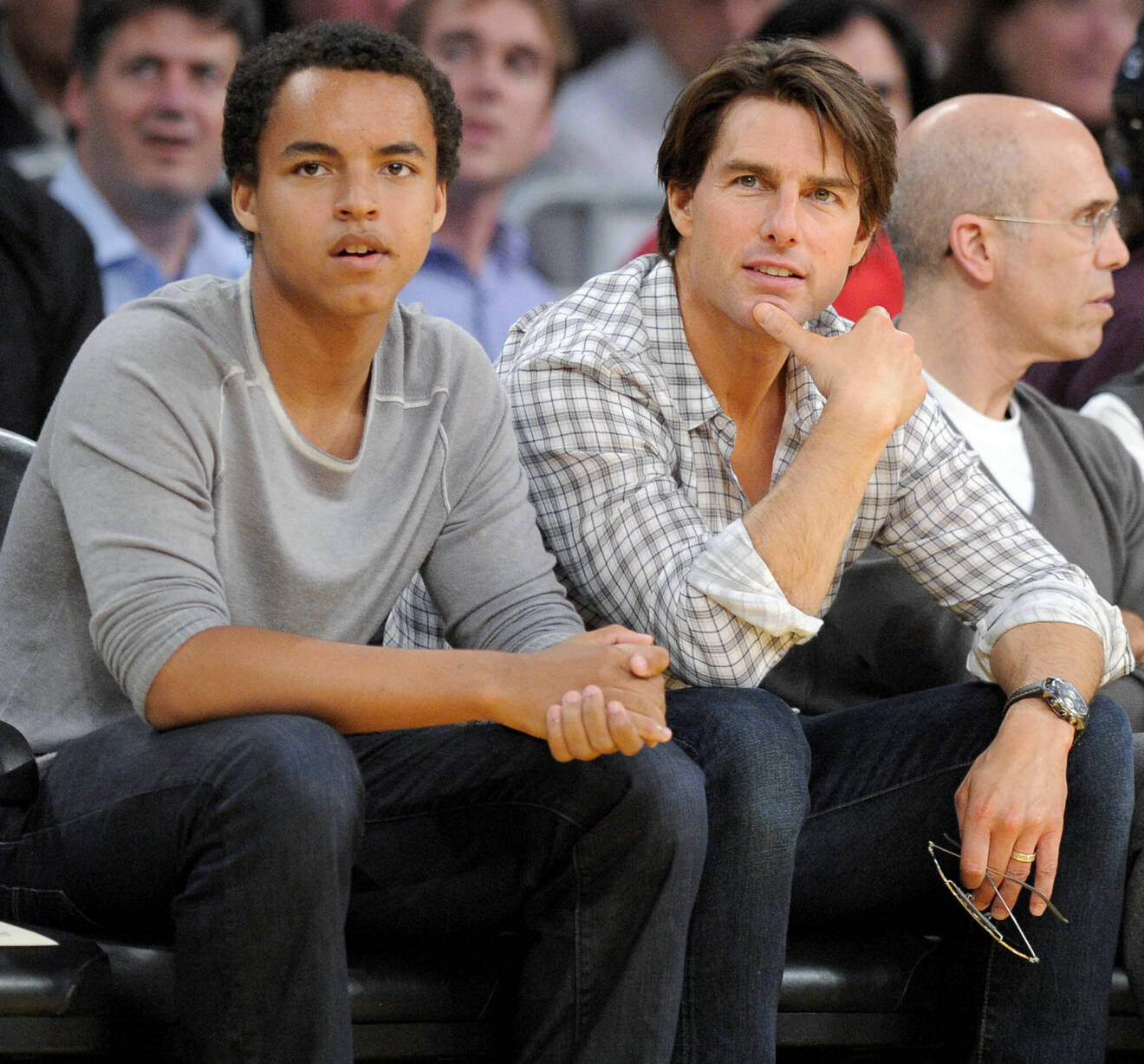 Connor och Tom Cruise ihop 2010.