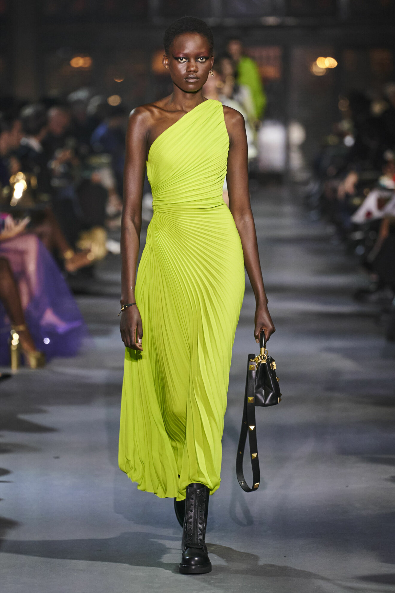 Limegrön klänning från Valentino
