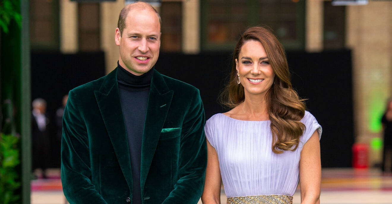 Prins William och Kate vid Earthshot prize gala 2021.