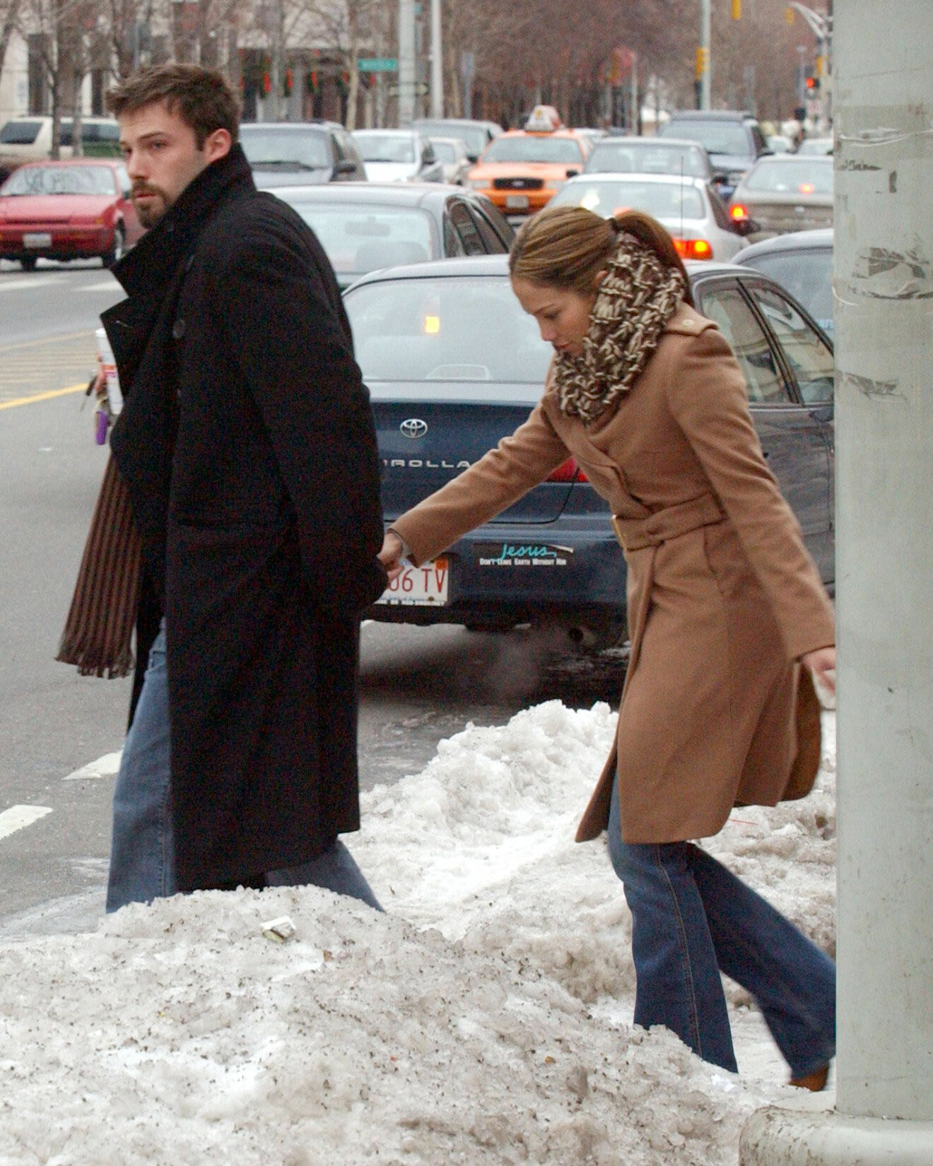 Ben Affleck och Jennifer Lopez i december 2003.