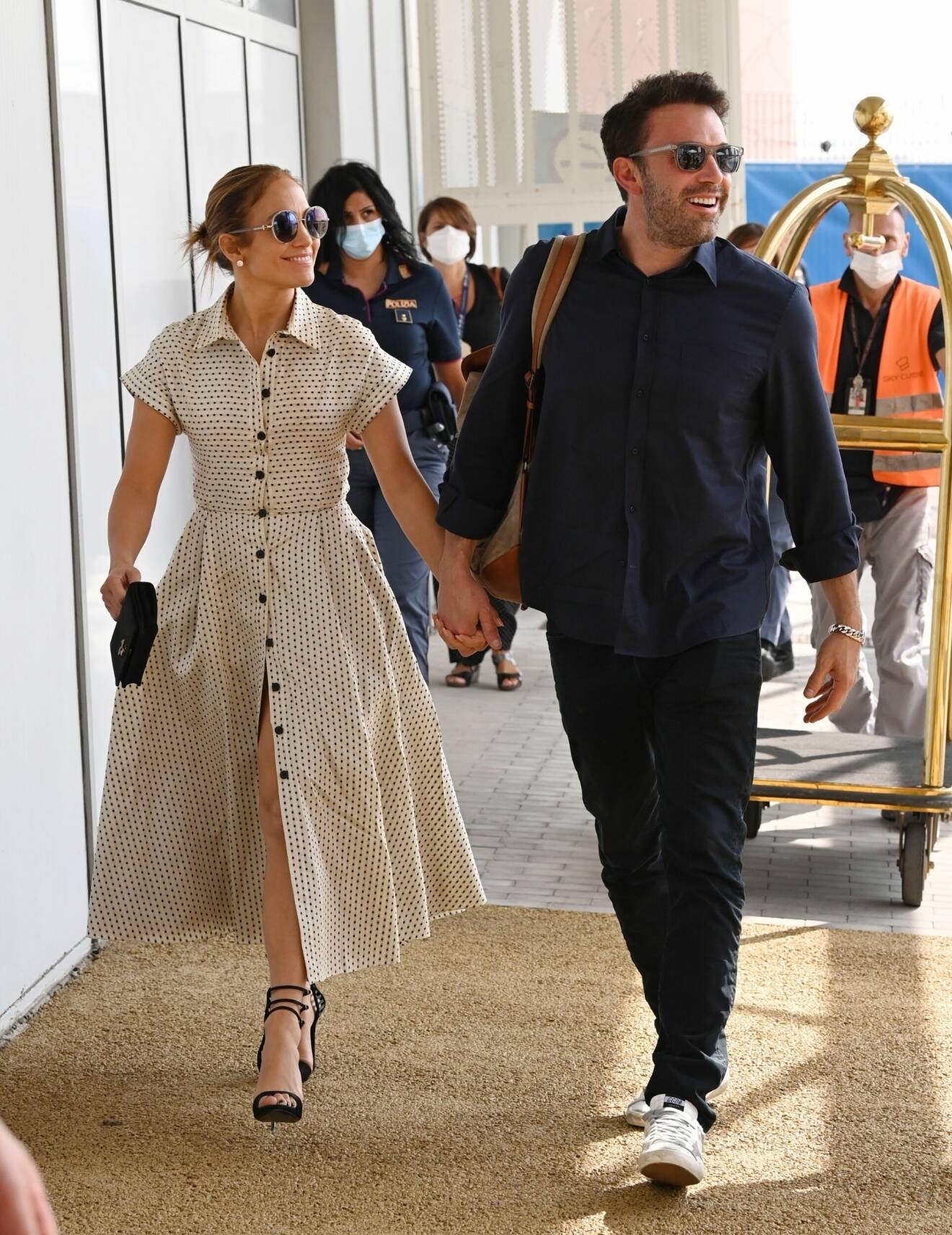Jennifer Lopez och Ben Affleck under filmfestivalen i venedig