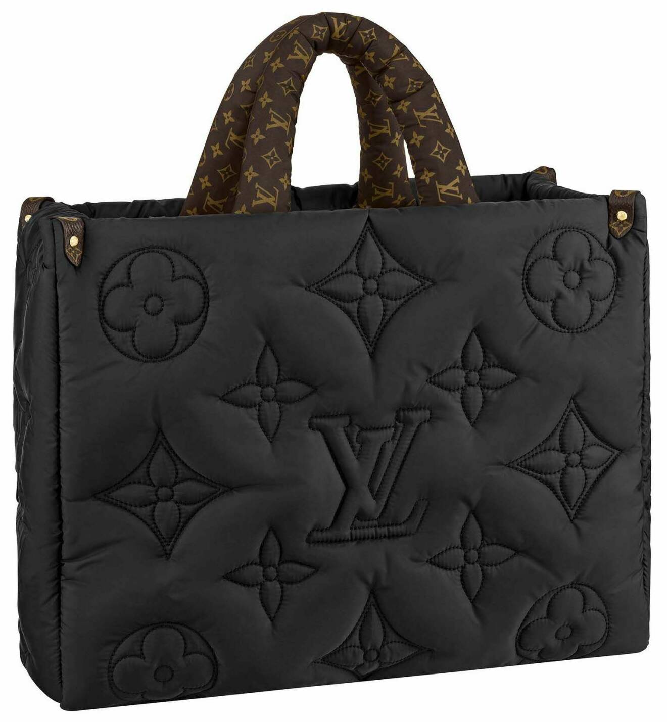 Vadderad väska i svart från Louis Vuitton.
