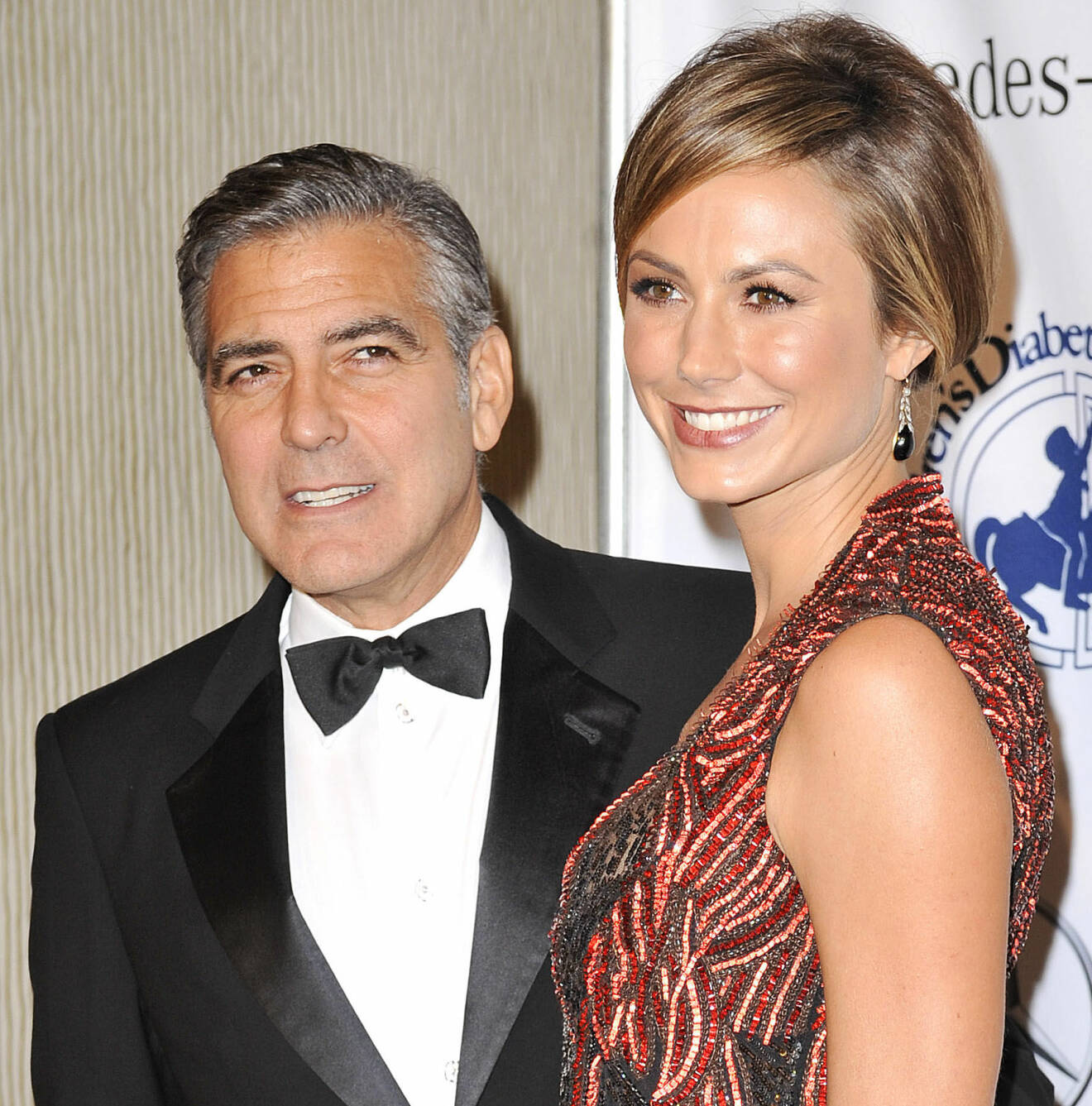 Stacy Keibler och George Clooney