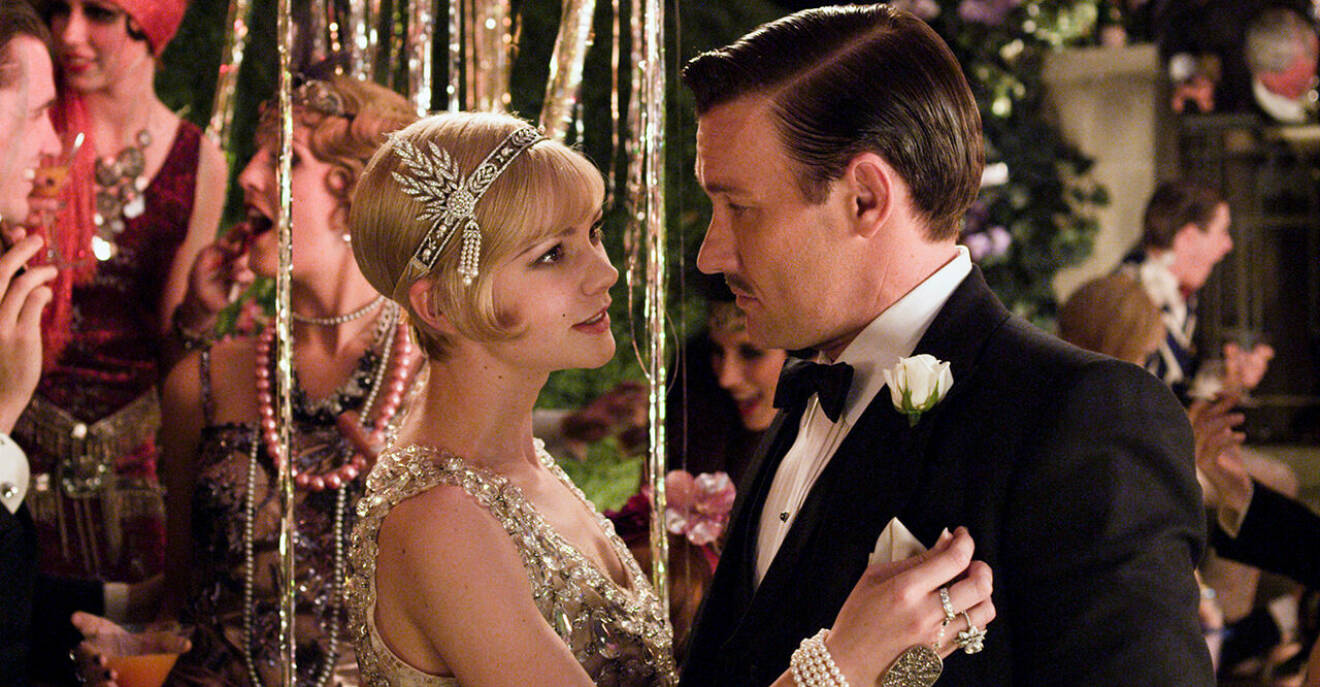 Fira nyår – festlig scen från filmen The great Gatsby.