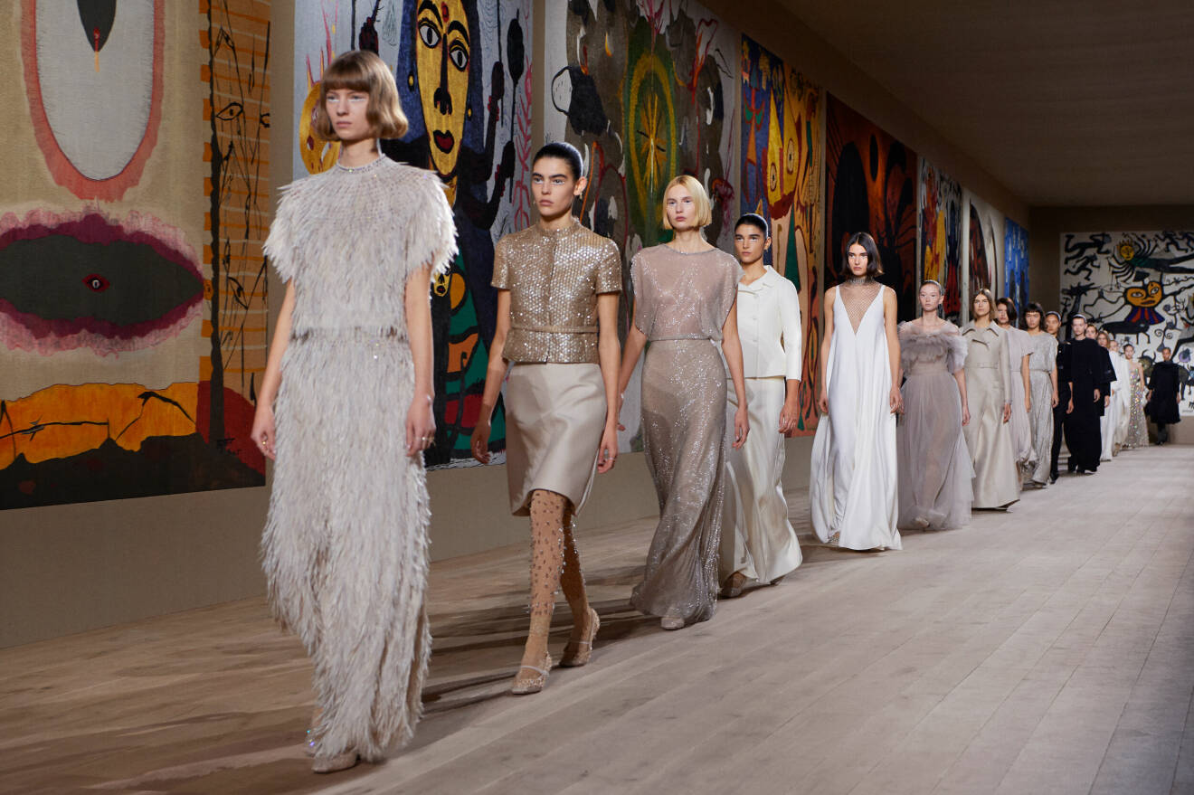 Dior haute couture-kollektionen vår-sommar 2022.