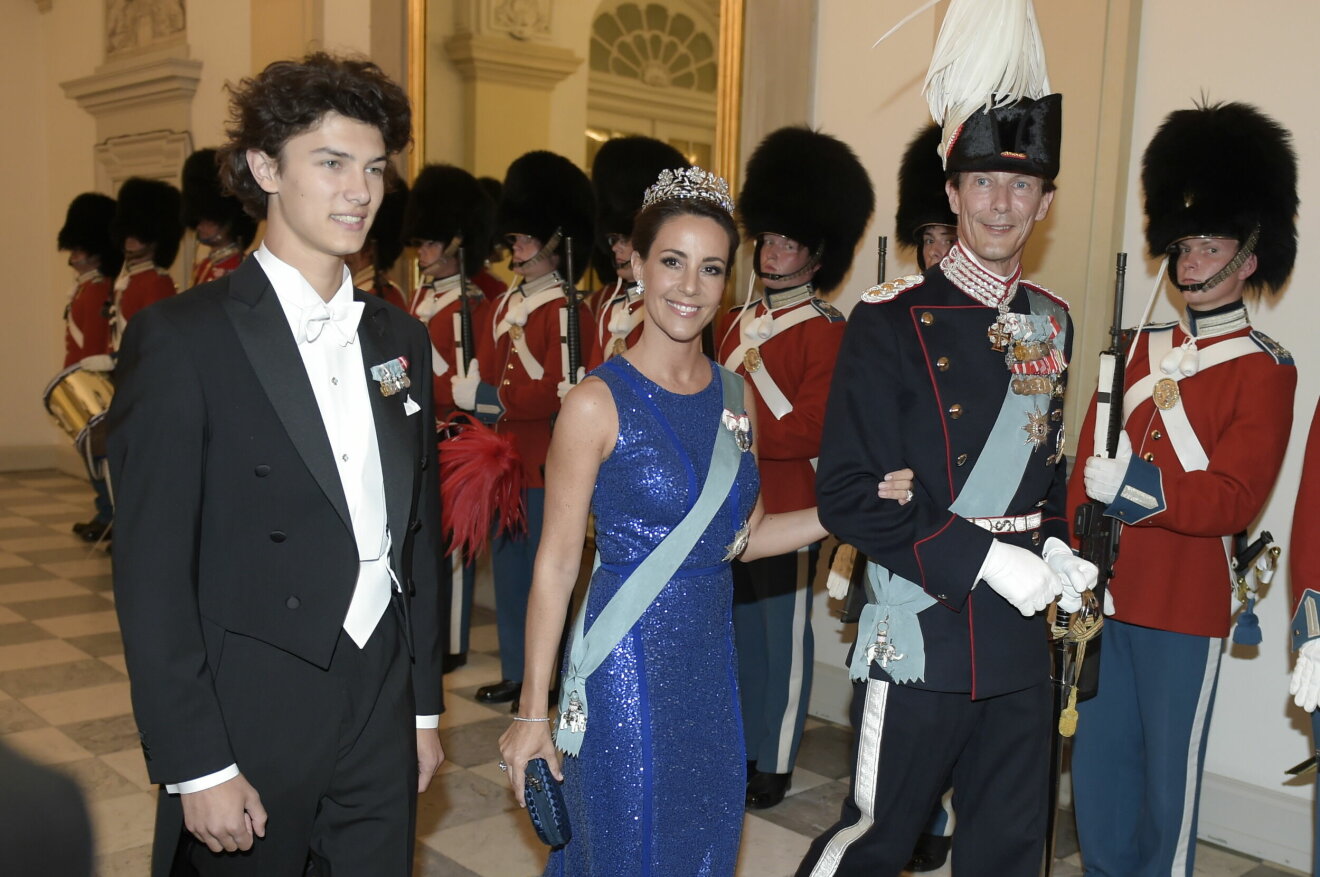 Prins Nikolai, prinsessan Marie och prins Joachim.