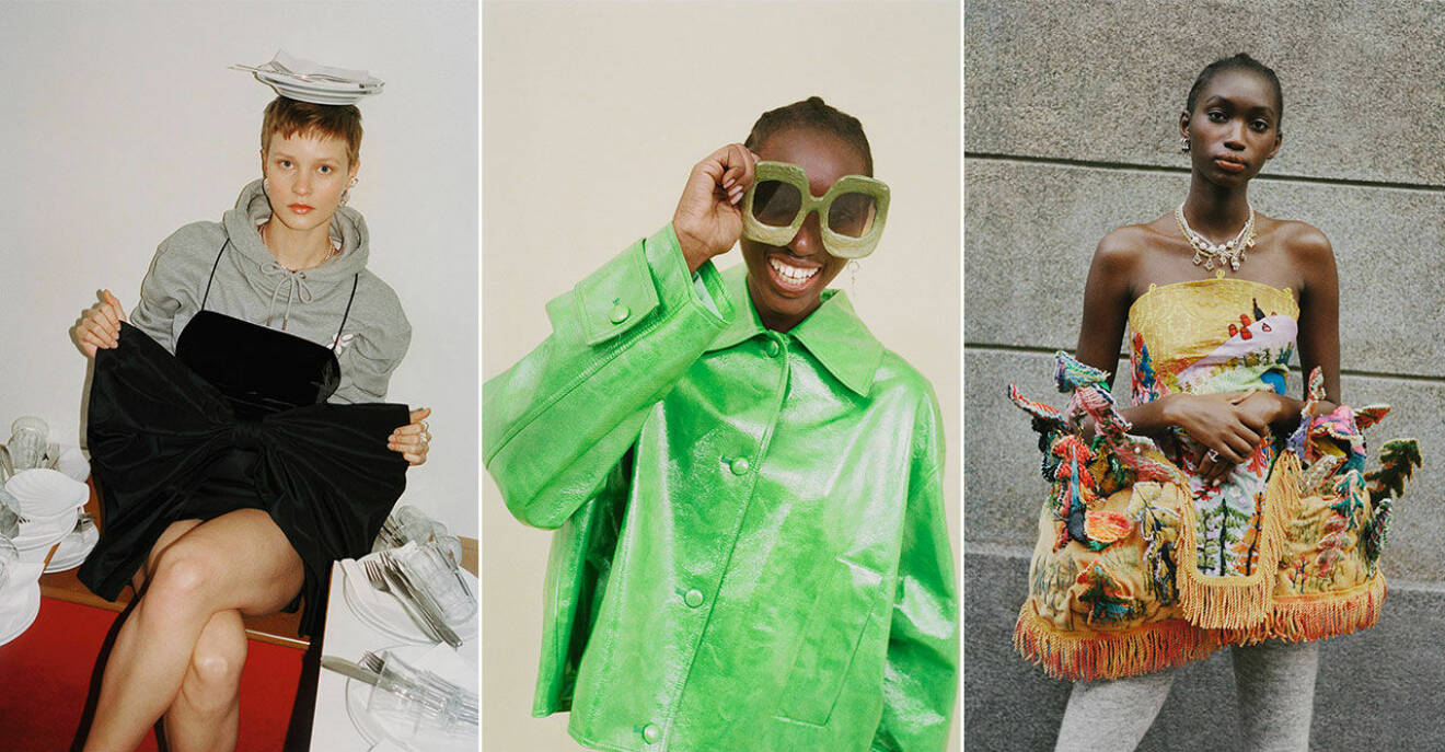 Färgstark och lekfull couture – från våra svenska modeskapare