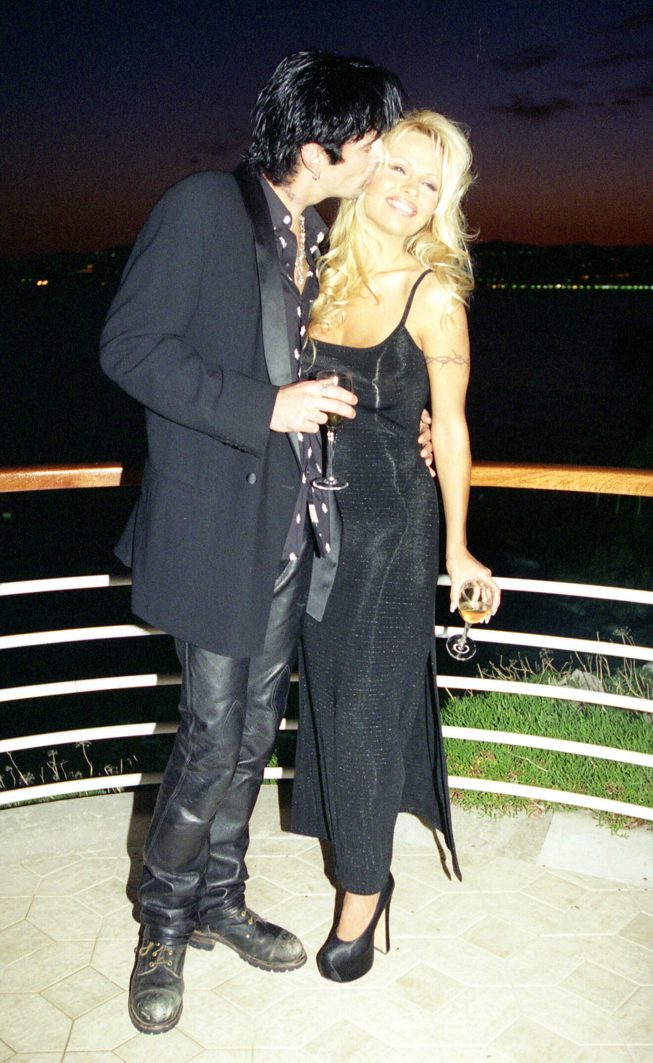 Kärleksparet under Cannes filmfestival, 1995.