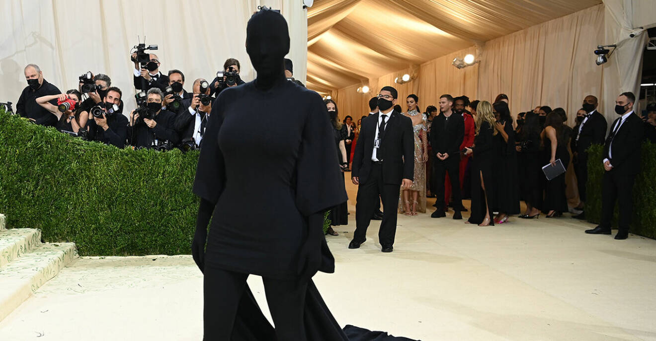 Kim Kardashian ville inte täcka ansiktet på Metgalan 2021