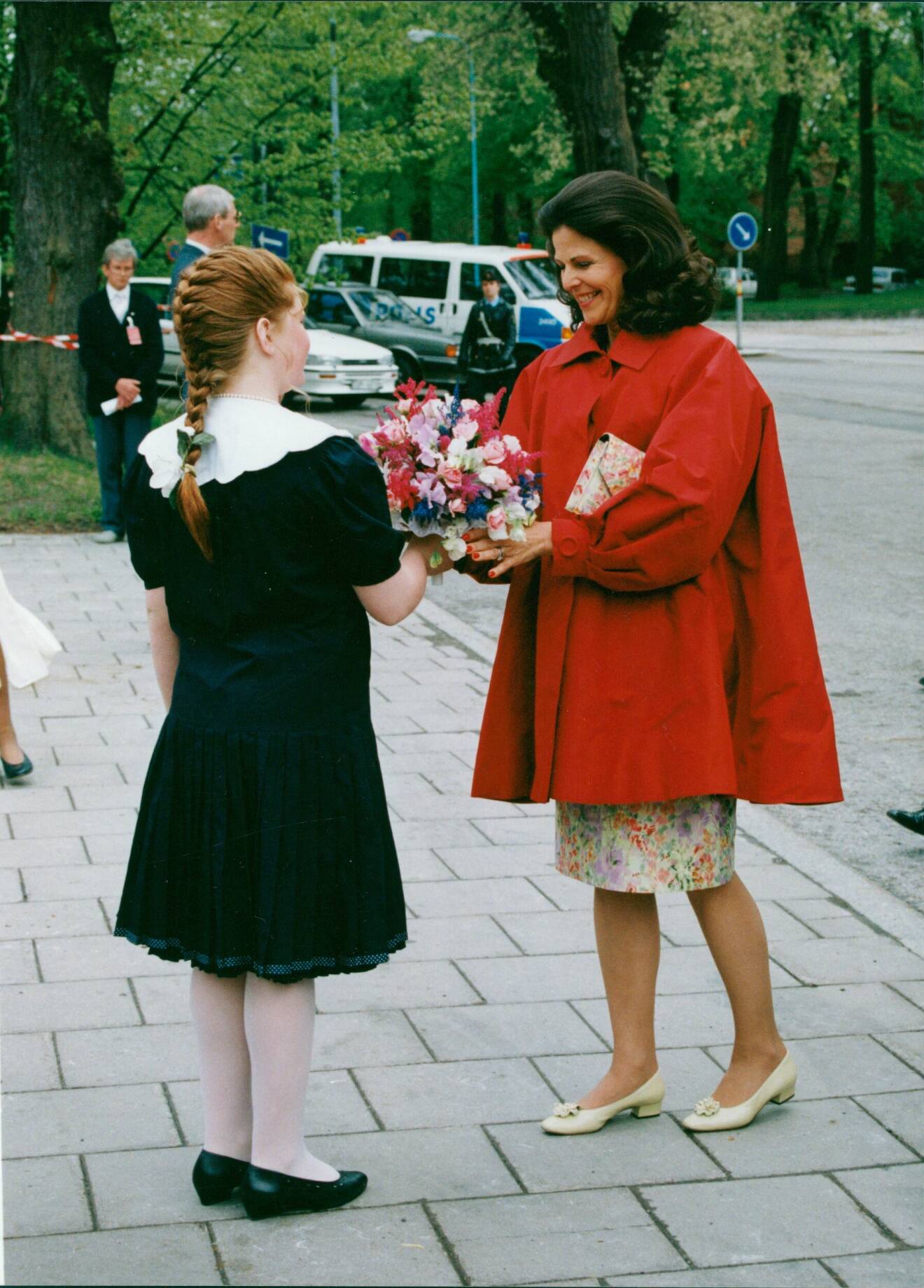 Drottning Silvia i samband med Polarprisets utdelning, i maj 1994.