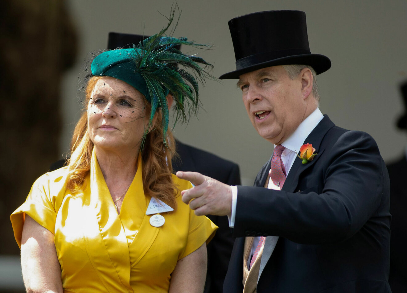 Prins Andrew och Sarah Ferguson vid Royal Ascot 2019.