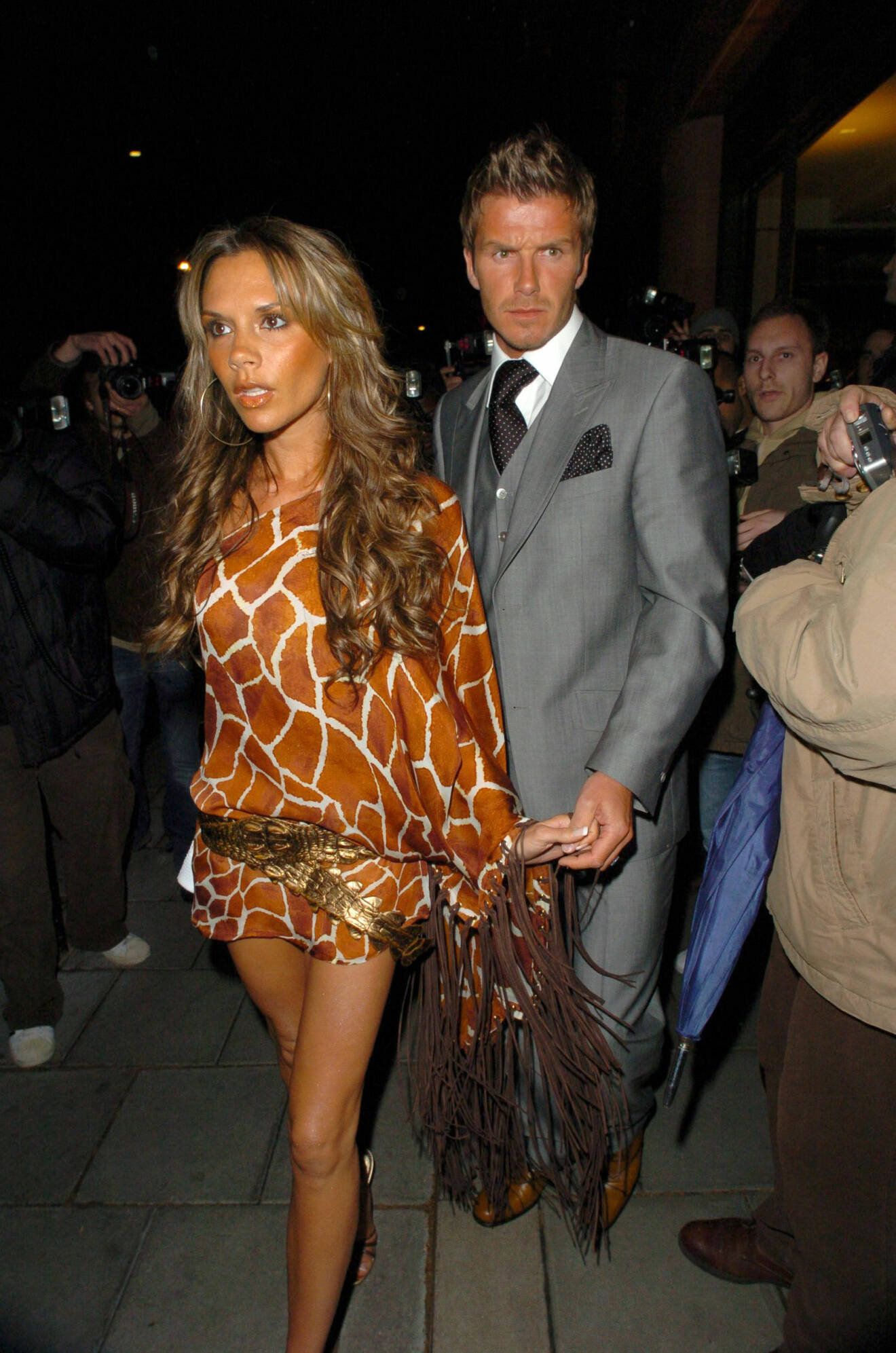 Victoria och David Beckham, 2006.