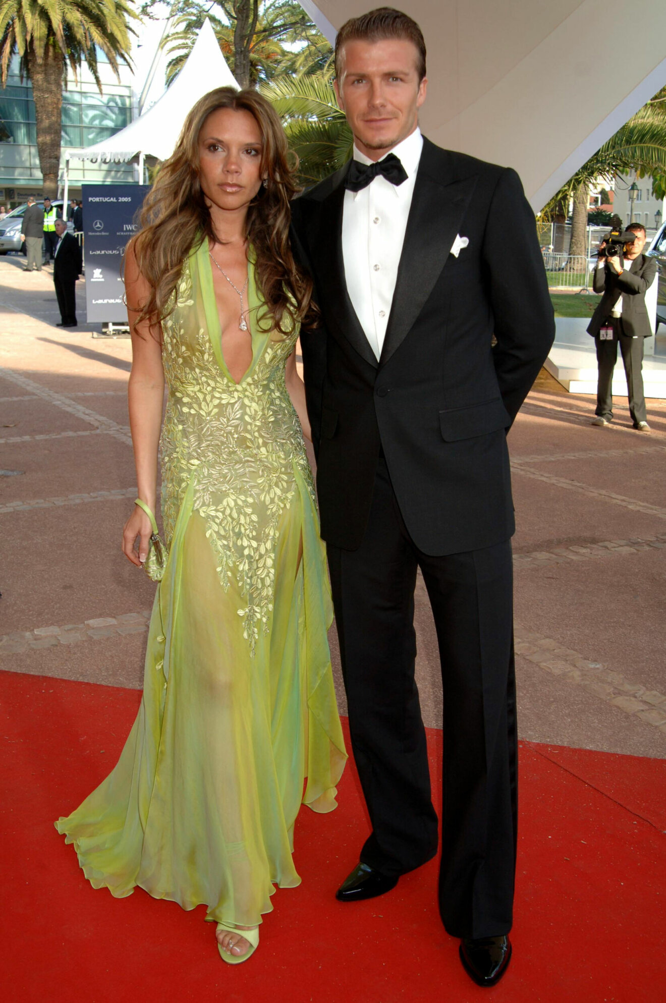 Victoria och David Beckham, 2005