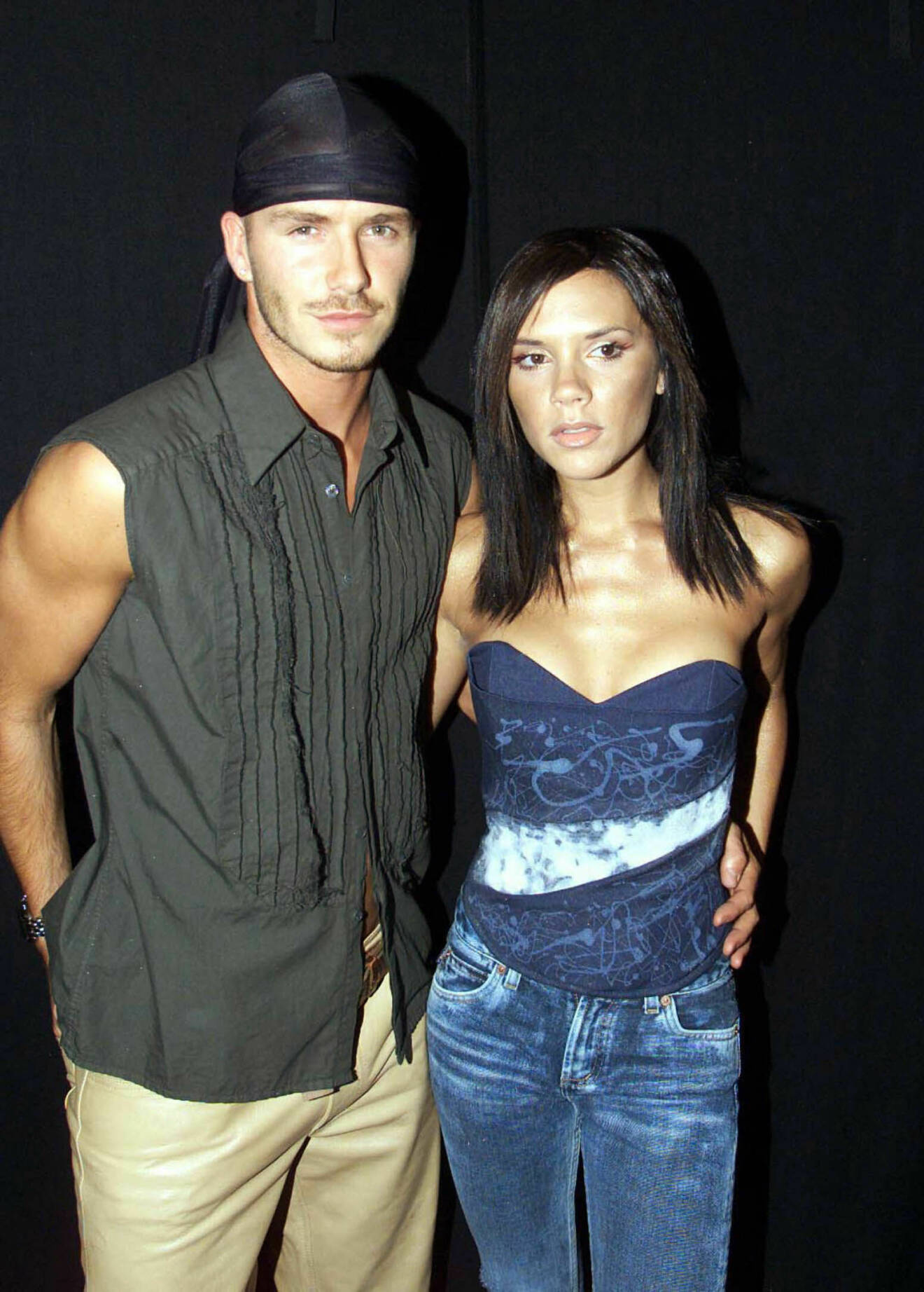 David och Victoria Beckham, 2000.