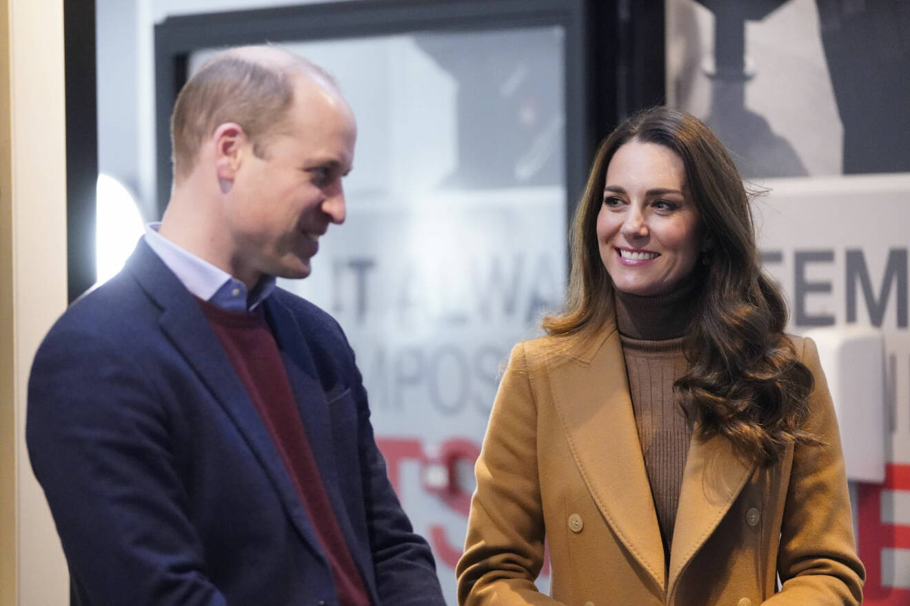 Prins William och hertiginnan Kate.