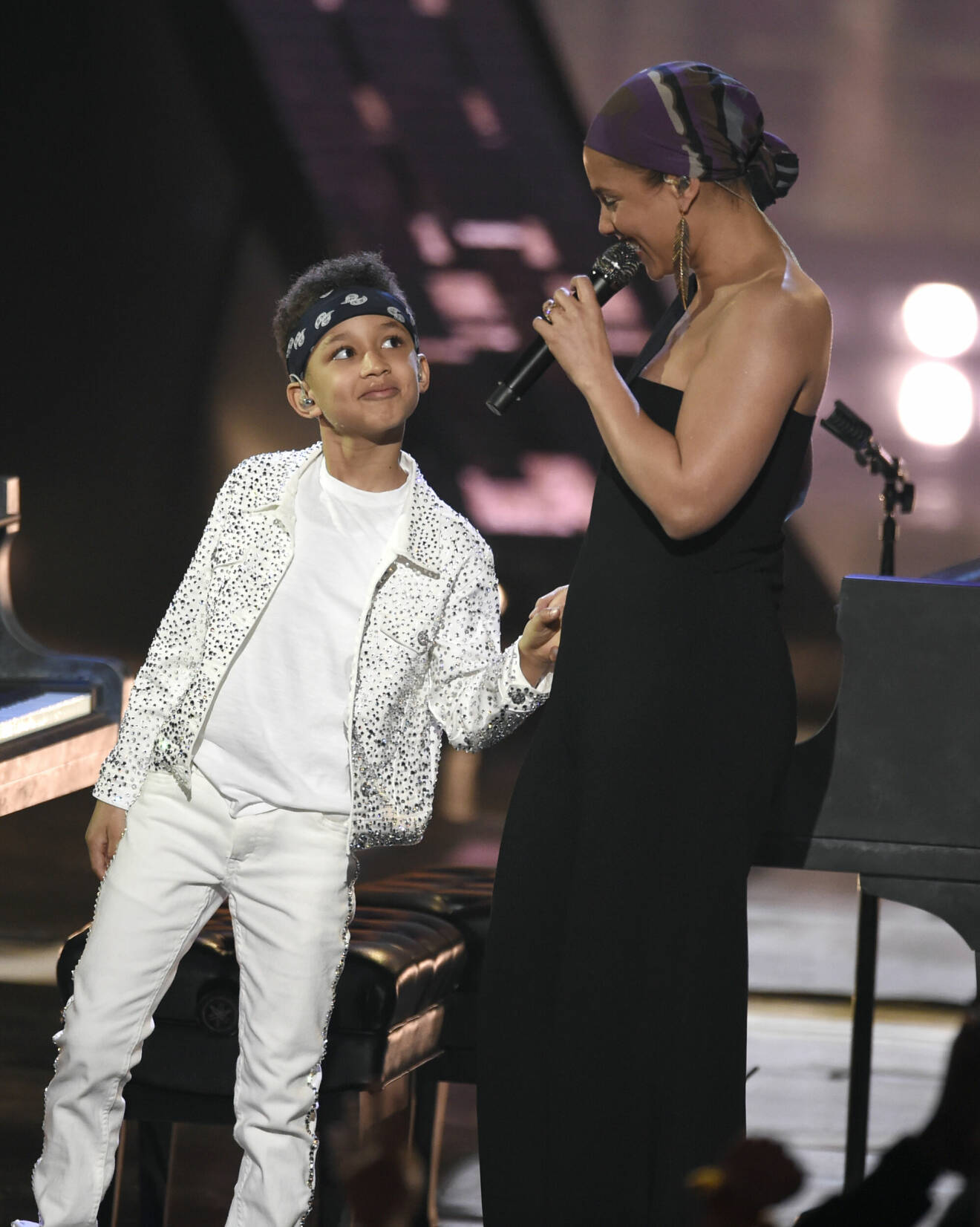 Alicia Keys och sonen Egypt