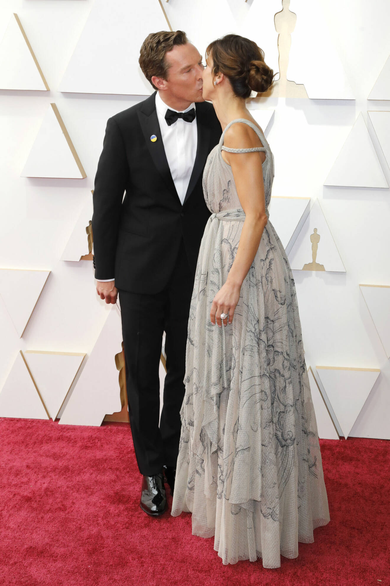 Benedict Cumberbatch och Sophie Hunter på Oscarsgalan 2022