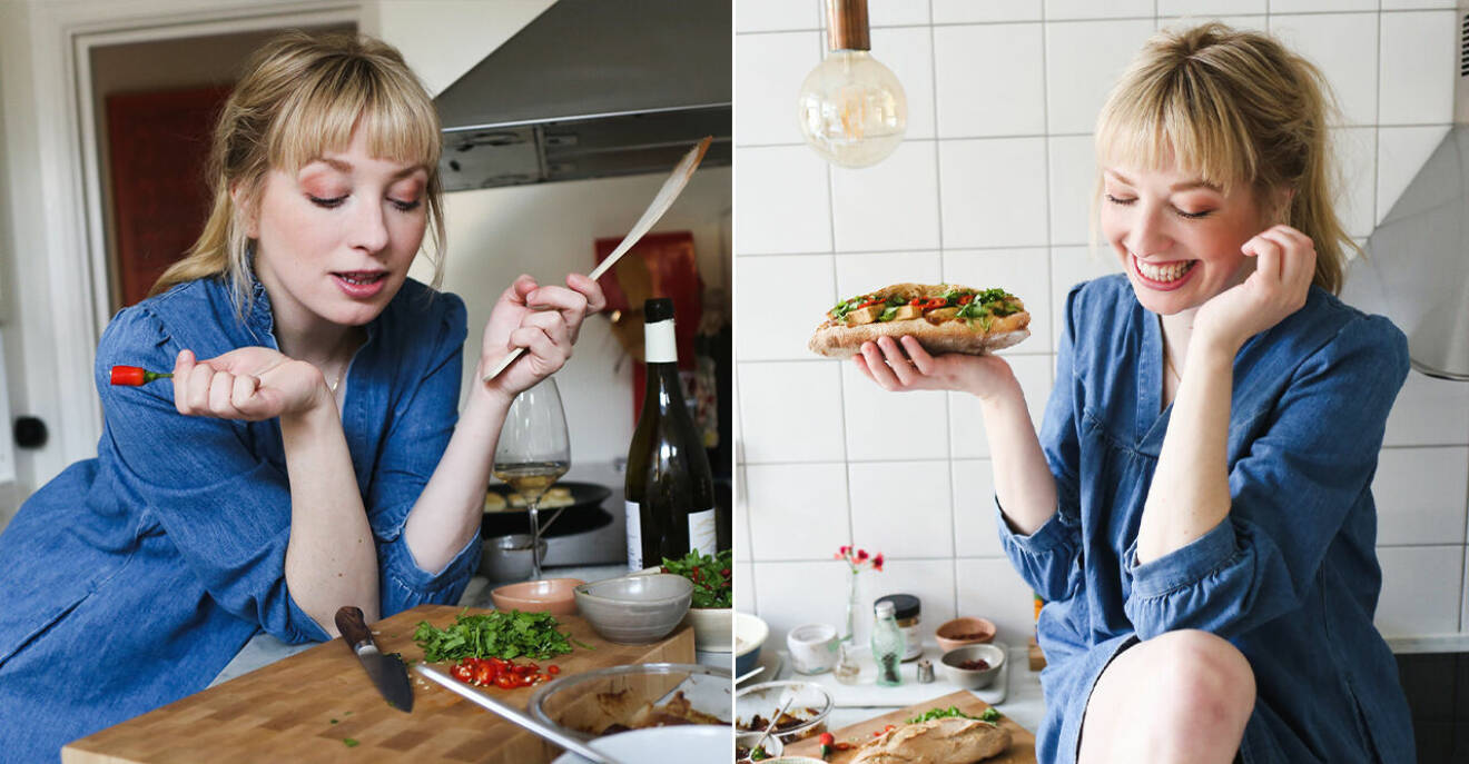 Sandra Beijer bloggar på elle.se och har temaveckor i köket.