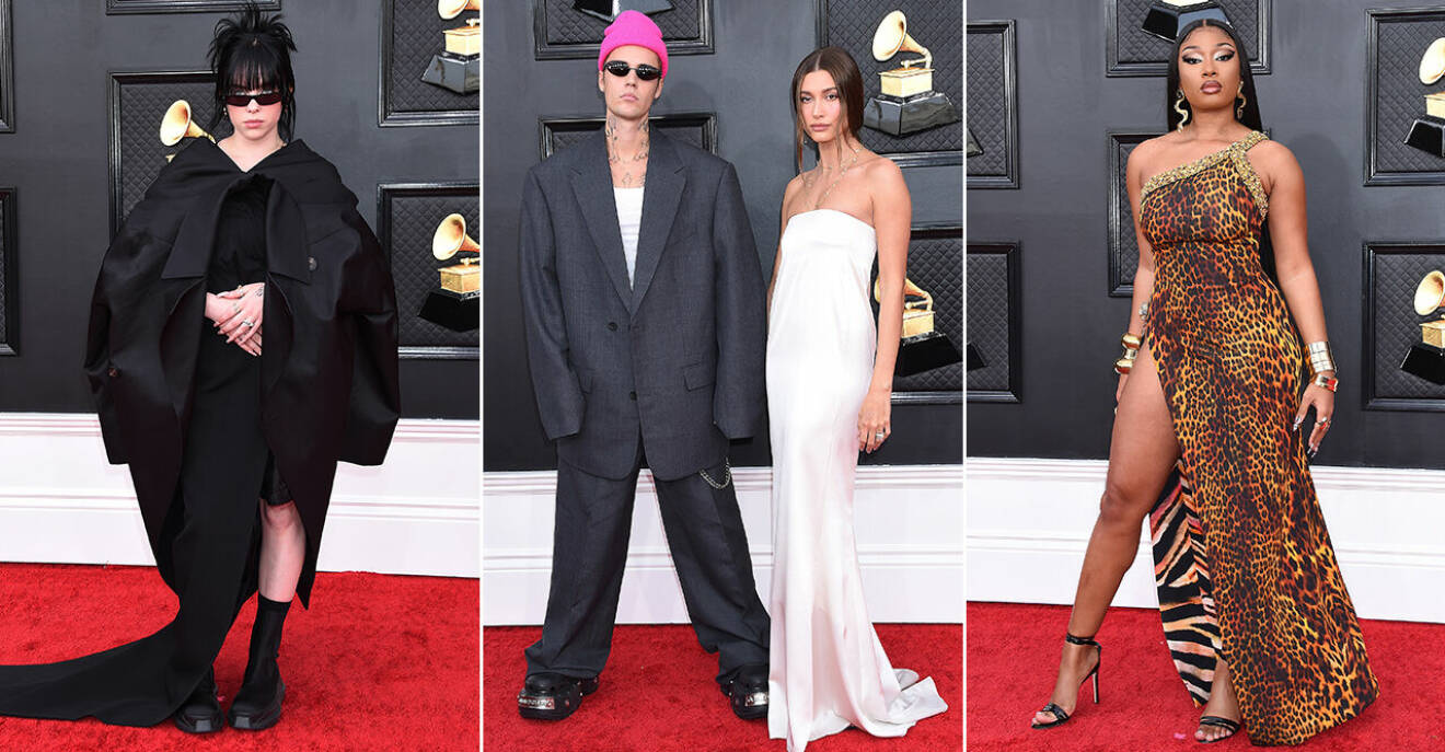 Grammy Awards 2022: Bilderna från röda mattan