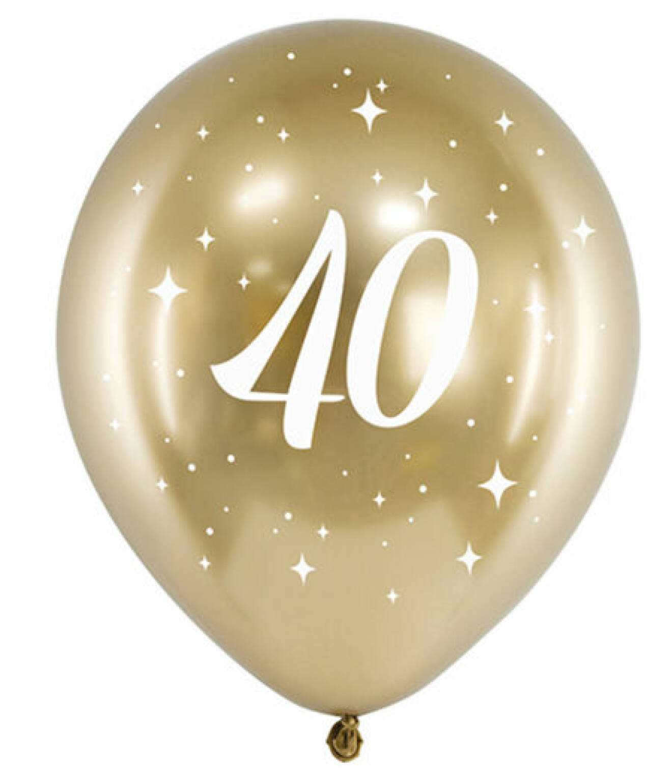 ballonger i guld 40-årsfest