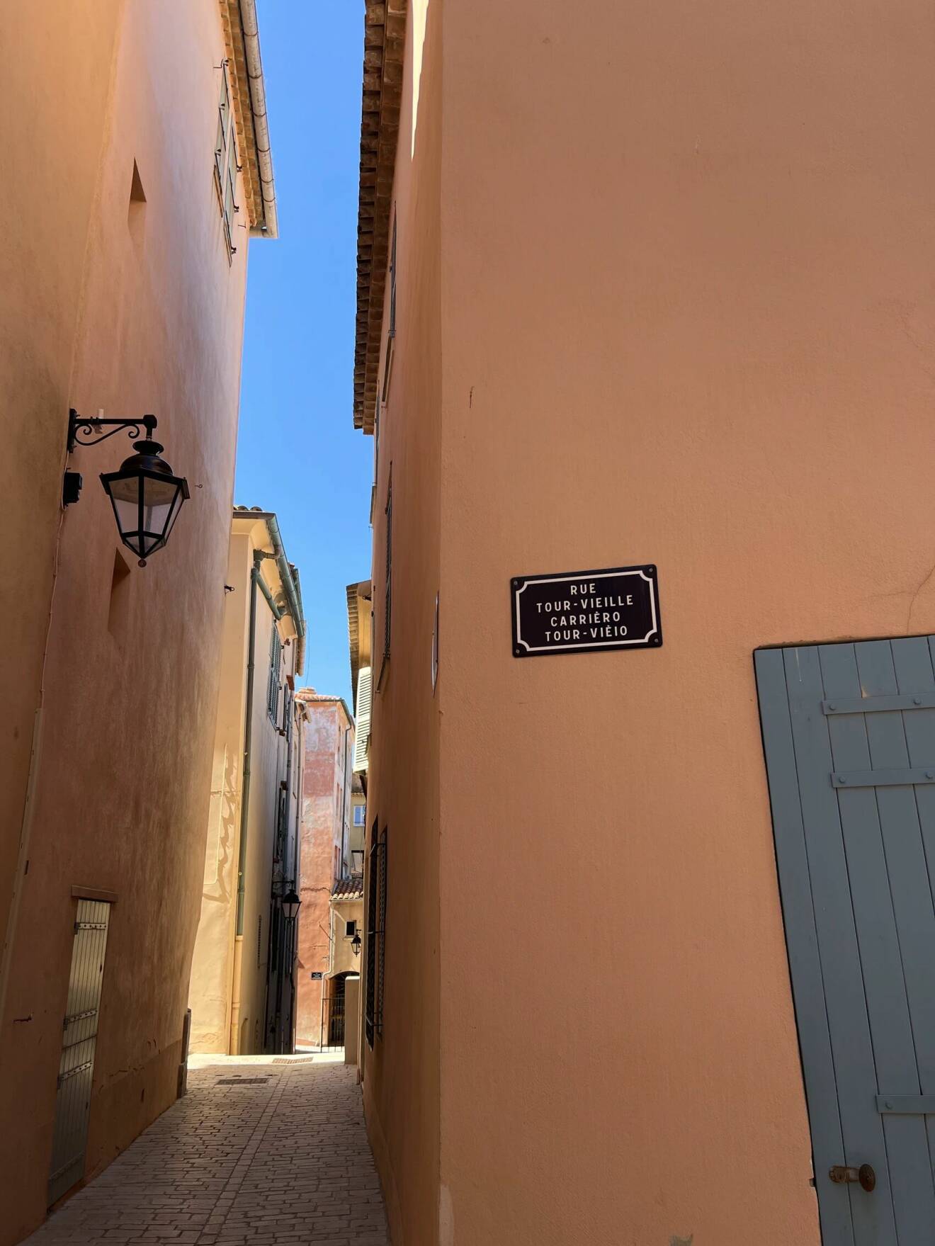 Gamla stan i Saint-Tropez.
