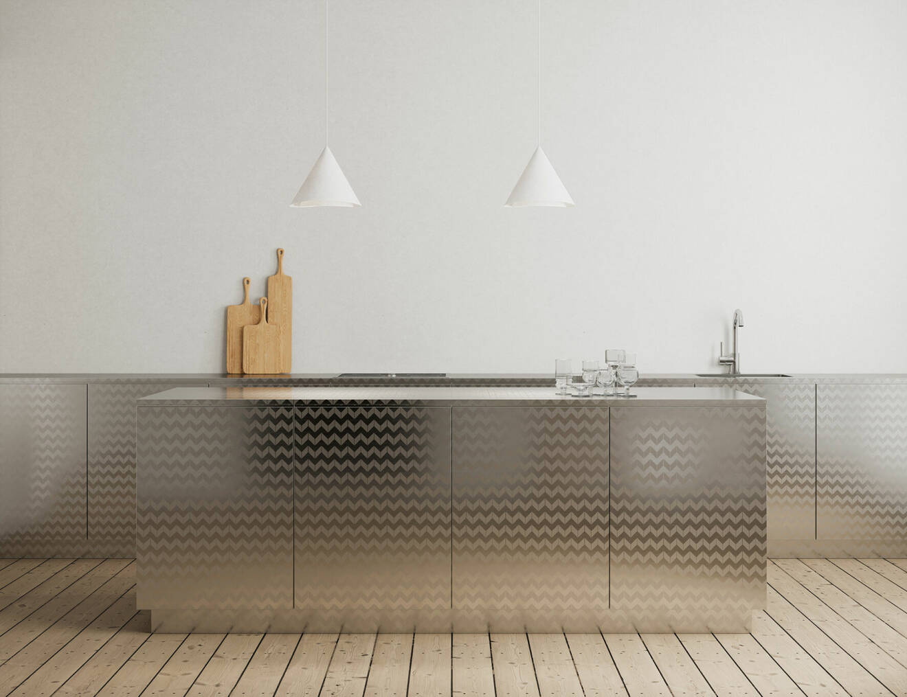 Svenska Matti Klenell uppgraderar den klassiska köksbänken med läckra mönster