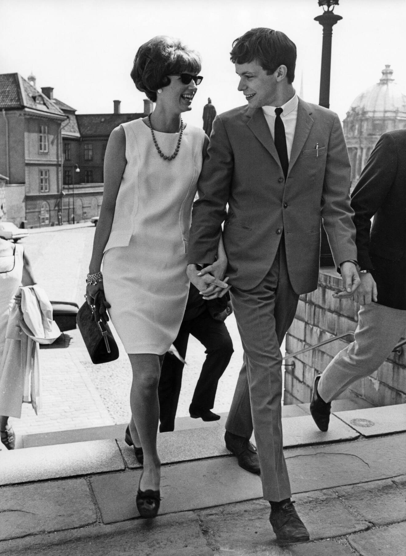 Madiorie Britmer och Clark Olofsson 1967