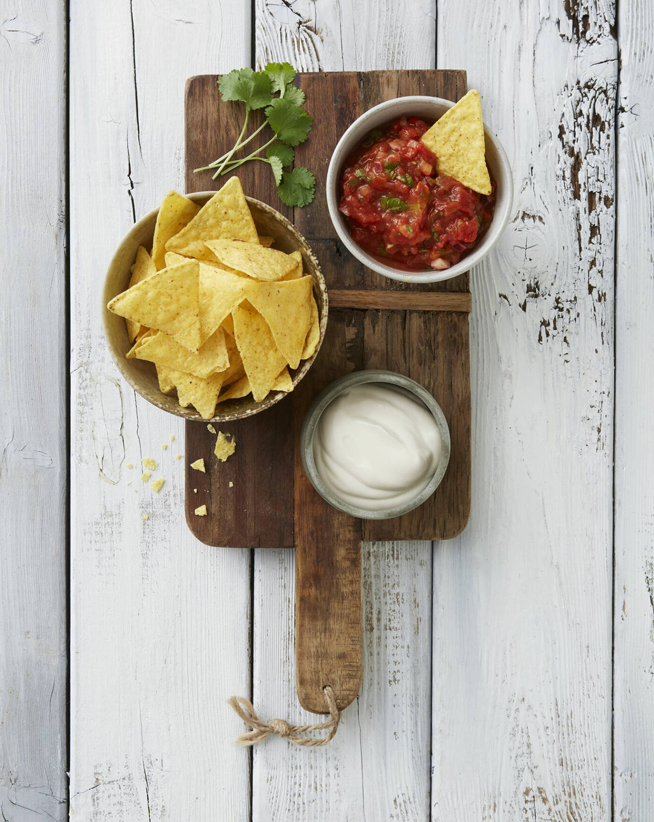 Starta fredagen med tomatsalsa med nachos