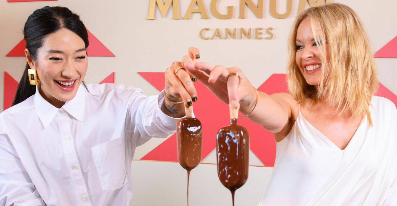 Peggy Gou och Kylie Minogue i Cannes