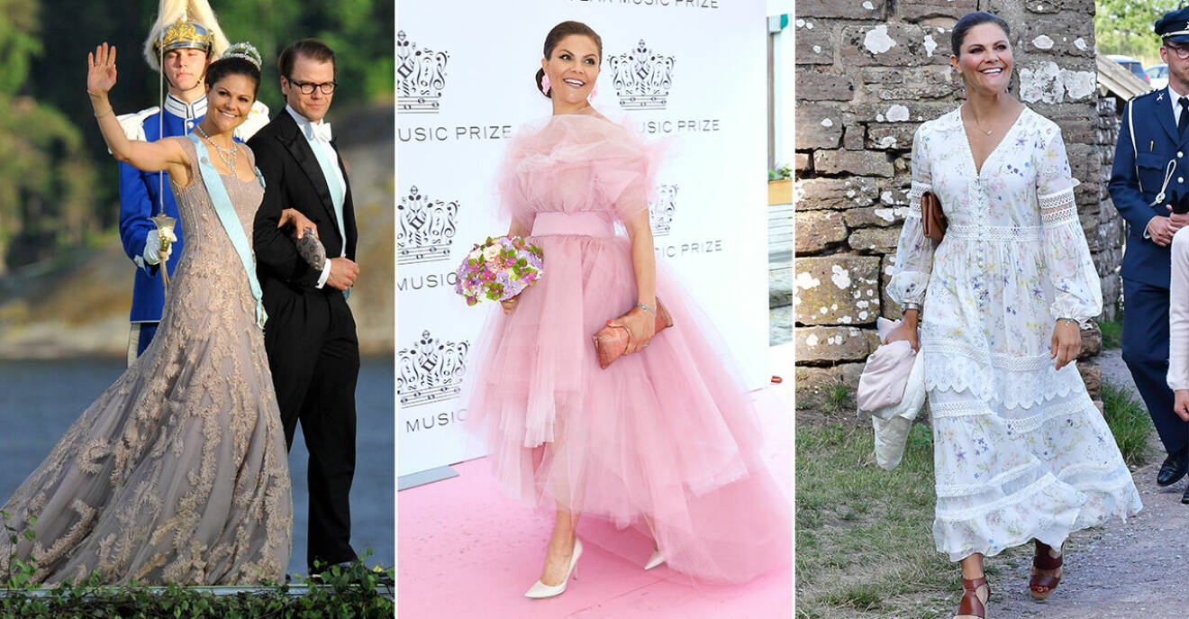 20 gånger kronprinsessan Victoria har glänst i svensk design