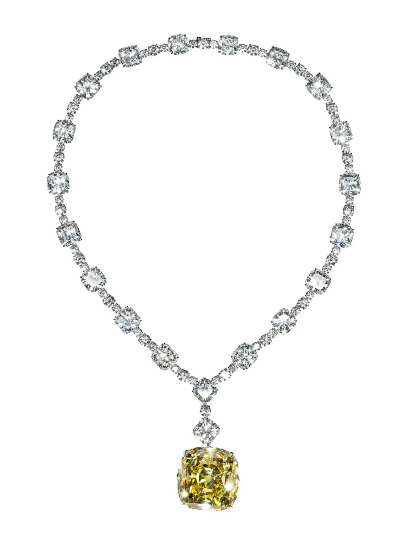 <i>Tiffany diamond</i>, i ett halsband som bland annat burits av Beyoncé.